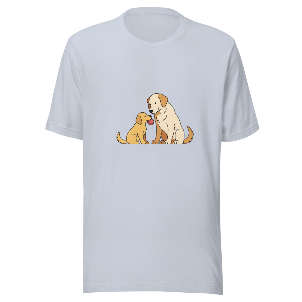 golden retriever shares toy mom - 4096