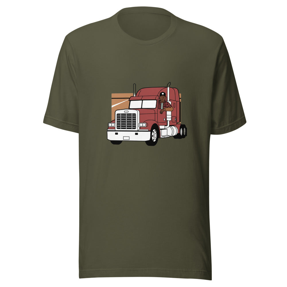 black truck driver - 17203